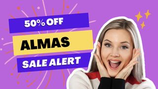 Almas sale flat 50% off on new winter collections/ End of season sale