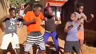 Kids African dancing like megastar. Afro