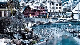 Taking in the beauty of Kandersteg, a picturesque mountain village nestled in the Swiss Alps!