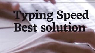How to improve typing Speed
