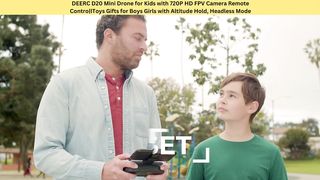 DEERC D20 Mini Drone for Kids with 720P HD FPV Camera Remote Control