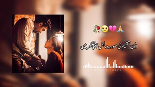 Aisi Taqsim Ki Surat Nikal Aai Ghar Mein | Tariq Naeem | Sad Poetry | Naqvi Voice