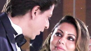 Sharukh khan And his wife gaurikhan