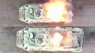 A Russian BTR-82A armored personnel carrier was destroyed by the Security Service of Ukraine