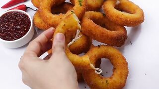 Ramadan Special Recipe,Mozzarella Onion Ring