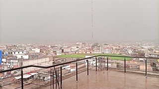 Rainy weather and view