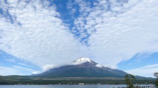 amazing view of the sky over the mountain