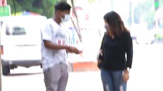 Gunga Bola Prank On Cute Girl :P