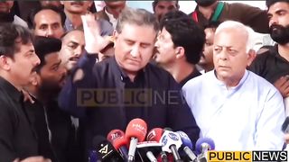 Shah Mehmood Qureshi saved workers frim clash with police