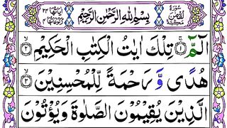 Surah Luqman Pani Patti Tilawat _ Quran Tilawat with Beautiful Voice