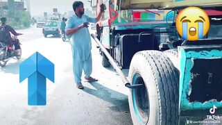 Car accident the road