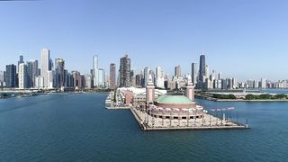 Chicago, USA - by drone.. Subscribe Channel....