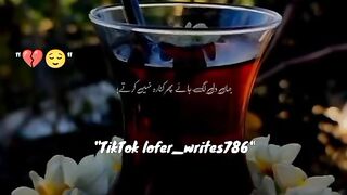 Sad poetry video