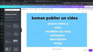 koman pou byen pibliye yon video sou youtube