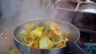 Making amazing  korean style noodle