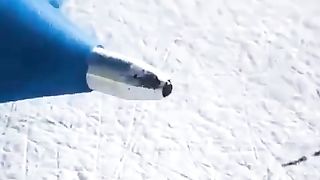 zoom camera pen blue writing magnifying