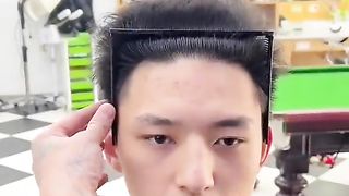 hair cutting artist with numerical and engineering tools
