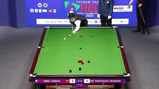 Thepchaiya Un-Nooh vs Ding Junhui 6 Six red world championship snooker 2023