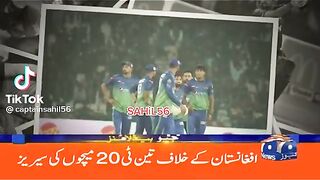 Pak vs Afg t20 series