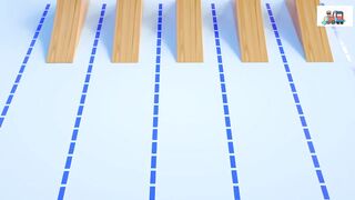 Apprendre les couleurs avec des camions, des balles pour enfants