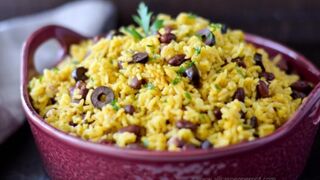 Yellow Rice and beans Recipe