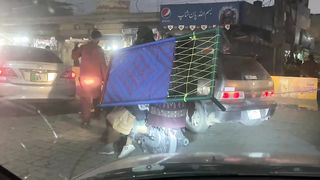 Five peoples plus luggage on bike ????
