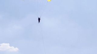 Parasailing at khanpur lake | Water Sports Khanpur dam