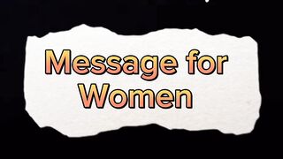 Message for women