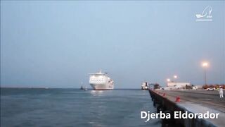 Zarzis-بابور زمر خش الغريق من مارساي ينادي Ligne maritime Marseille