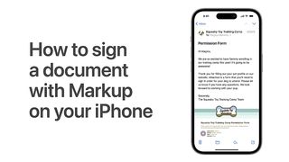 How to sign a document with Markup on your iPhone | Apple Support