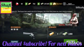 Mission 35,:TheForest that use to be full of dangers,