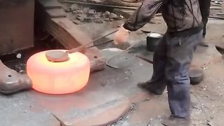 Bearing Making with Heated Iron