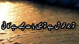 Sad shyri status /tu jo khush ha to yehi ha kafi