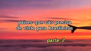 Esses são os países que brasileiro não precisa de visto