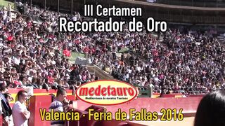 Campeonato con toros 'Recortador De Oro' ???? · Valencia