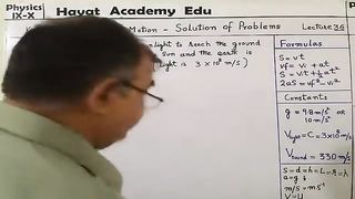 Kinematics of Linear Motion - Solution of Problem 3.1