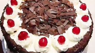 How to make Forest cake & decorate this wonderful cake