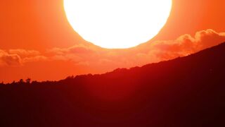 Red sun