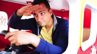 Vlad and Nikita Ride On The Bus.