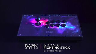 Monoprice Arcade Fighting Stick Controller, Retro Gaming, Arcade Joystick, USB Port