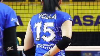 Gril play wali ball vrey sweet gril sports