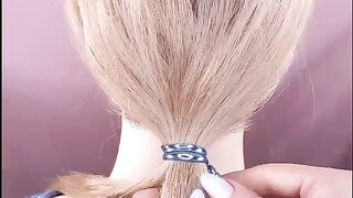 Зачіска із зламаної резинки