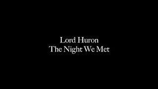 Lord Huron - The Night We Met (lyrics)