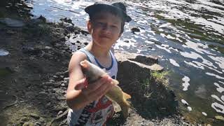Fun fishing.
