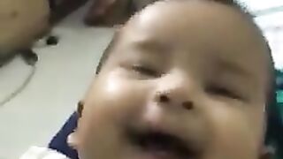 How a Sweet Lullaby Turns into a Beautiful Duet: Infant Sings with Her Loving Mother