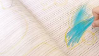Cute roohi colouring video
