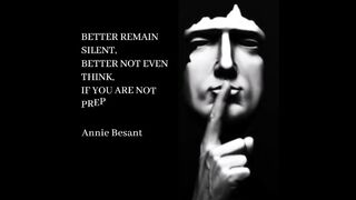 Better to remain silent | Wise Quotes | Author Annie Besant