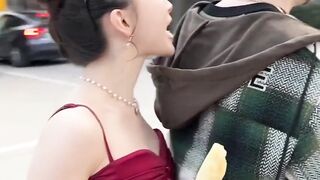 Chinese girls in action