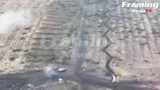 Tank Ukraina meledakkan tentara Rusia di parit dari jarak dekat