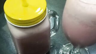 Strawberry milk shake 2
